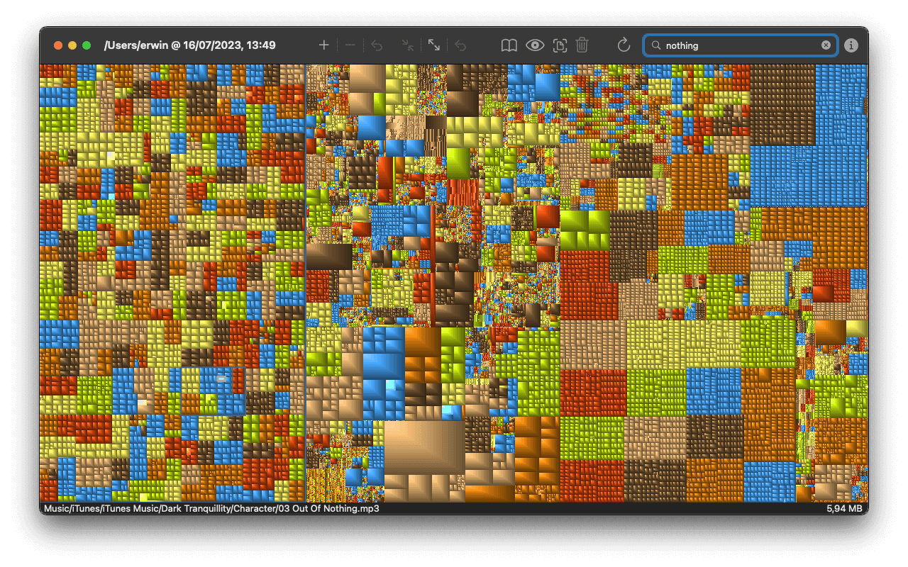 Grandperspective Screenshot